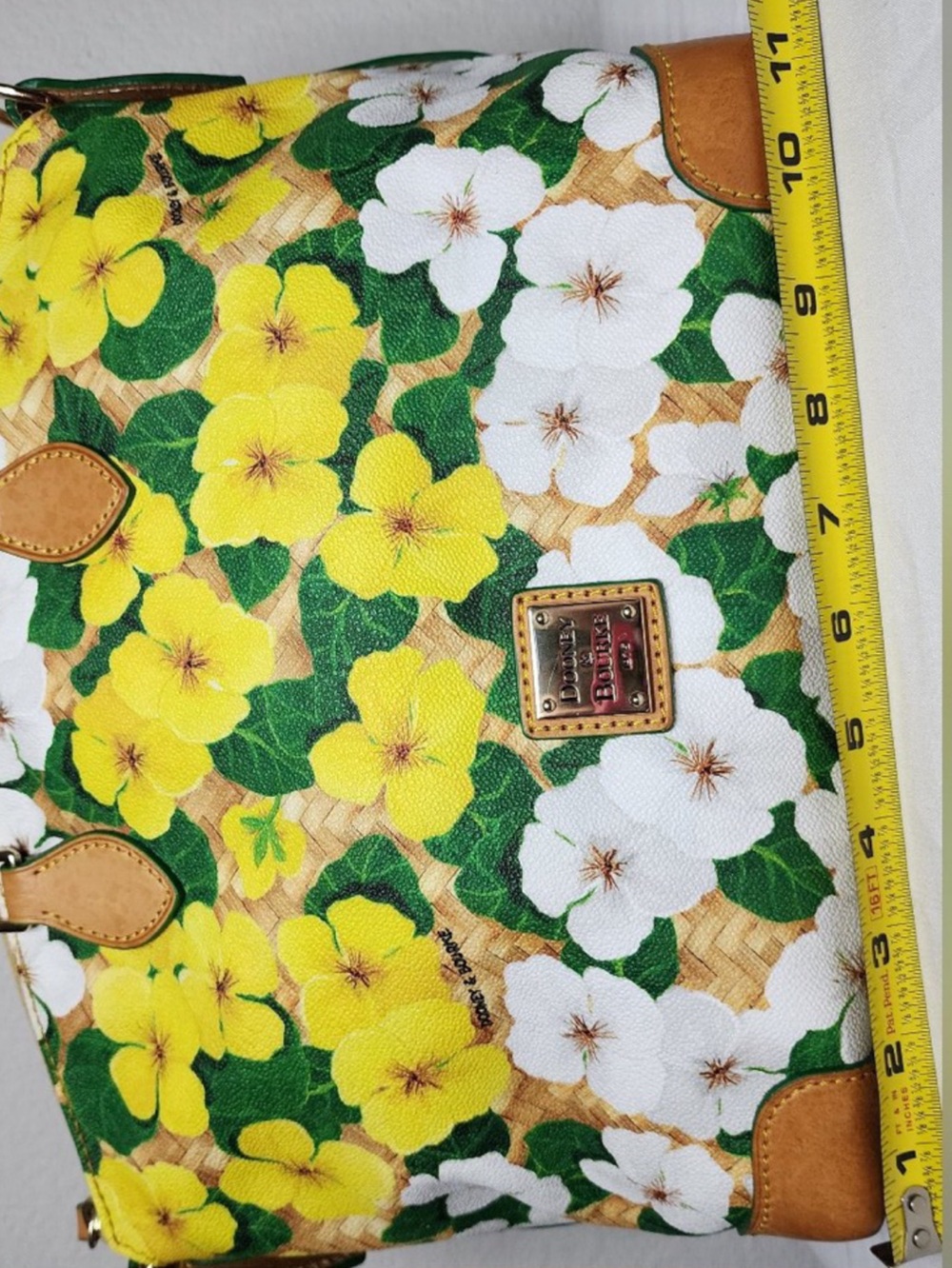Dooney & Bourke floral domed satchel - Picture 7 of 17